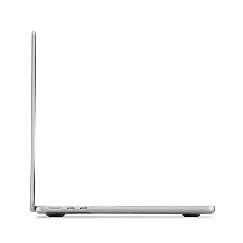 Pipetto kryt Hardshell Clear Case pre Macbook Air 13" M2//M3/M4/M5 - Frosted  Clear