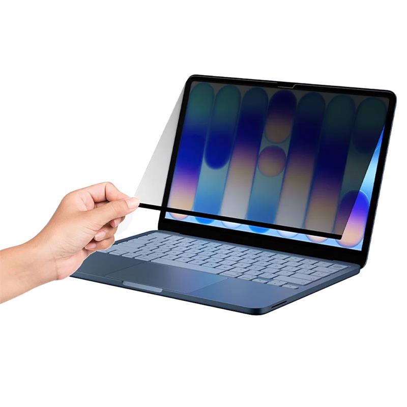 Spigen ochranné sklo Glas.tR Slim pre Macbook Neo - Black Frame