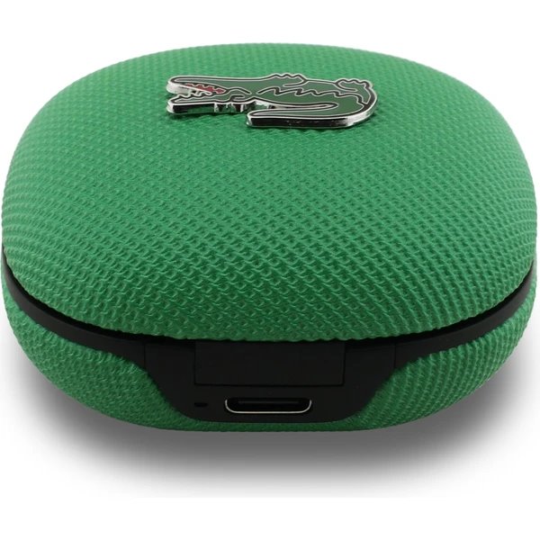 Lacoste Iconic Petit Pique TWS Bezdrôtové Slúchadlá zelené