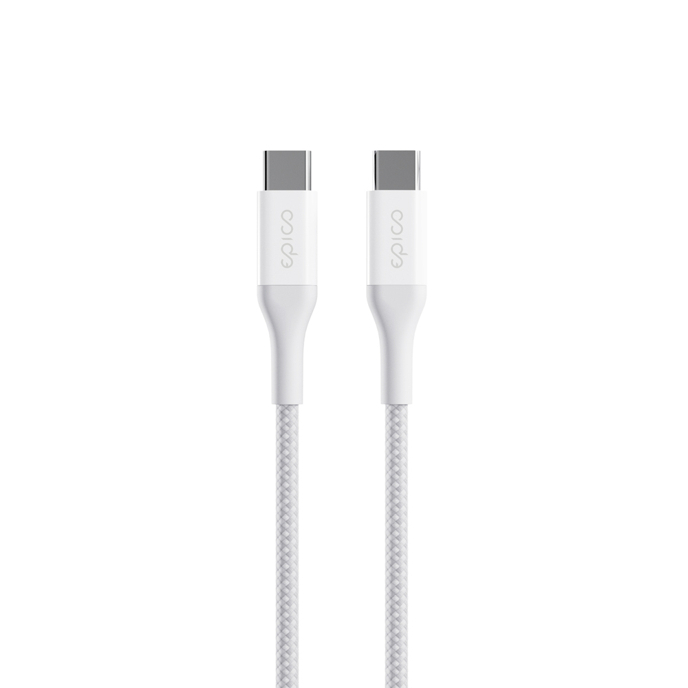 iStores by Epico UltraLink USB-C na USB-C 240W 1.2m kabel EC32 - bílá