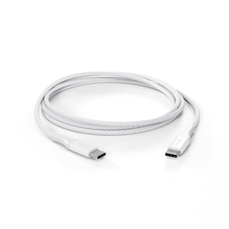 iStores by Epico UltraLink USB-C na USB-C 240W 1.2m kabel EC32 - bílá
