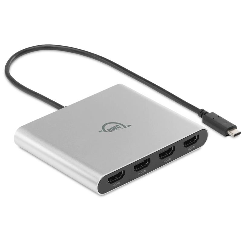 OWC USB-C Quad HDMI 4K Display Adapter - Silver