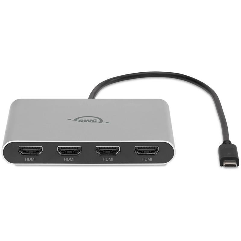 OWC USB-C Quad HDMI 4K Display Adapter - Silver