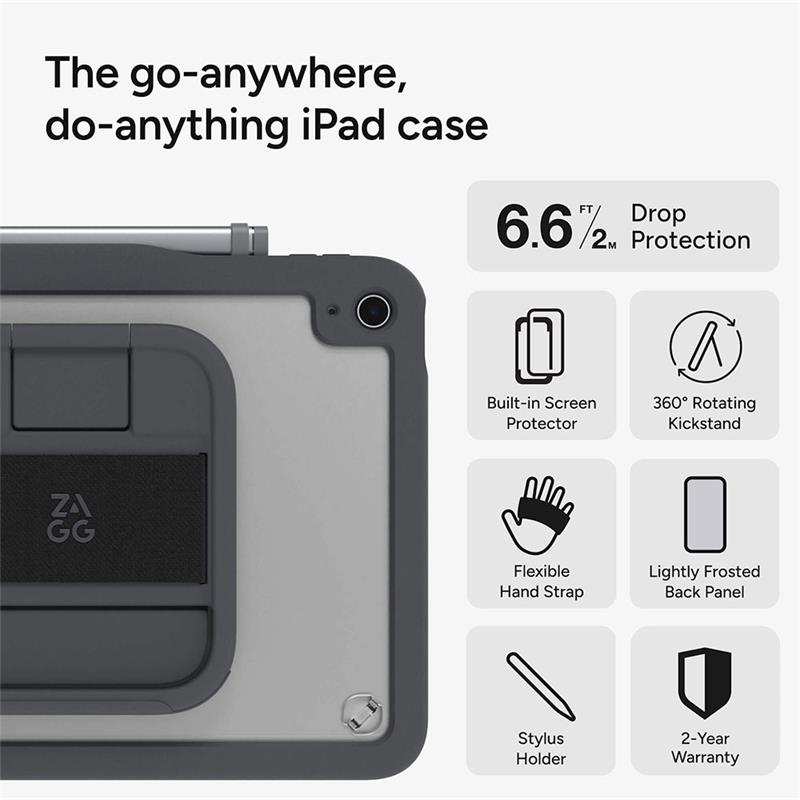 ZAGG kryt Durango pre iPad 10-11 Gen. 2022/2025 - Black