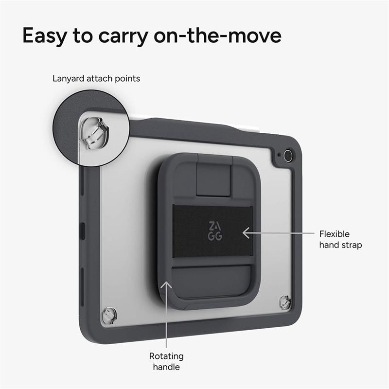 ZAGG kryt Durango pre iPad 10-11 Gen. 2022/2025 - Black