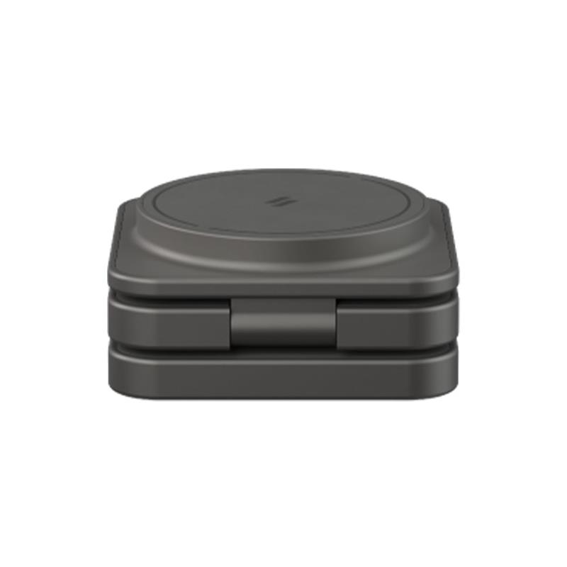 Adam Elements Mag 3 Ultra Qi2 25W 3-in-1 Foldable Charger - Gray