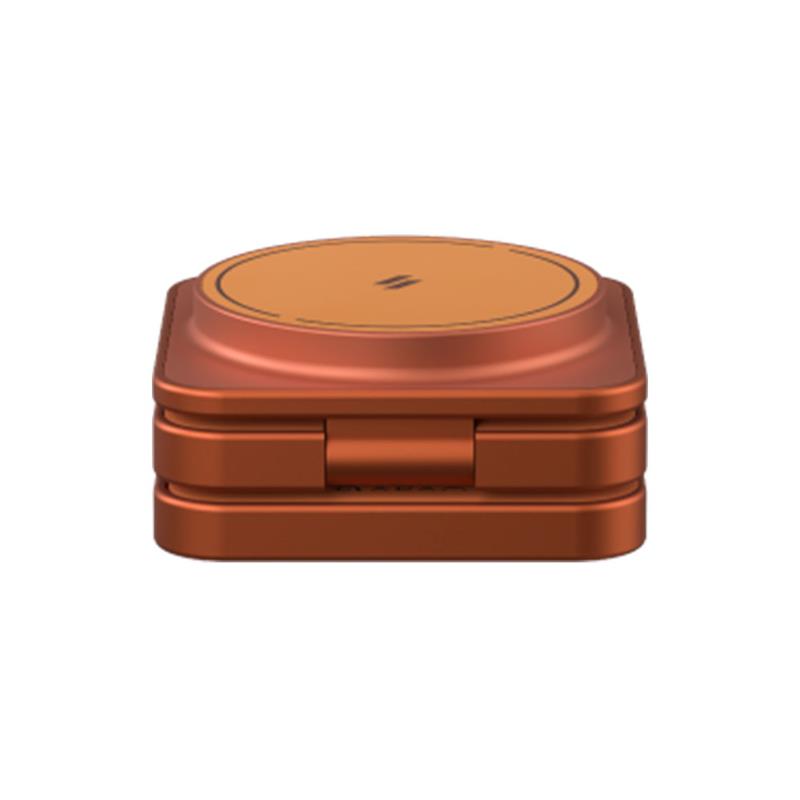Adam Elements Mag 3 Ultra Qi2 25W 3-in-1 Foldable Charger - Orange