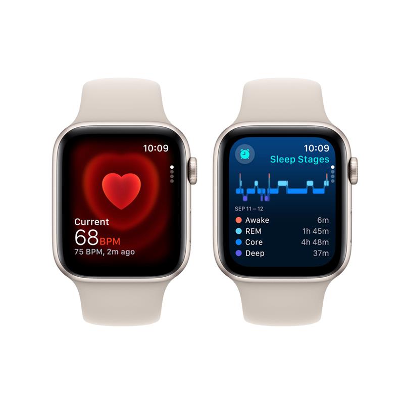Apple Watch SE 2 GPS 44mm puzdro z hviezdne bieleho hliníka *Trieda C*