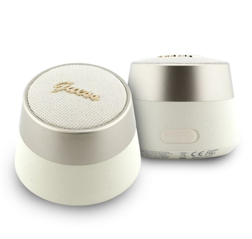 Guess Script Metal Logo Bluetooth Reproduktor 5W zlatý