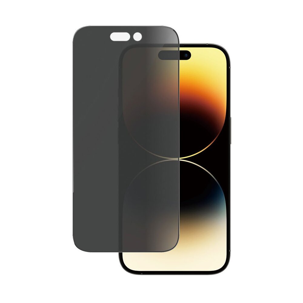 PanzerGlass ochranné sklo UWF Privacy AB s aplikátorem pro iPhone 14 Pro - Black Frame