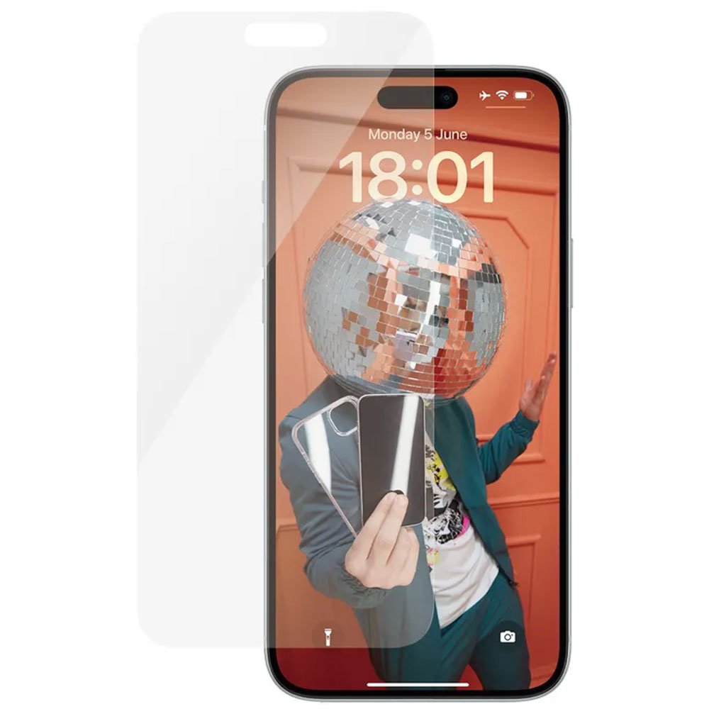 PanzerGlass ochranné sklo Classic Fit pro iPhone 15 Plus-Clear