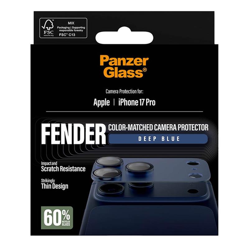 PanzerGlass Fender Camera Protection pro iPhone 17 Pro - Deep Blue