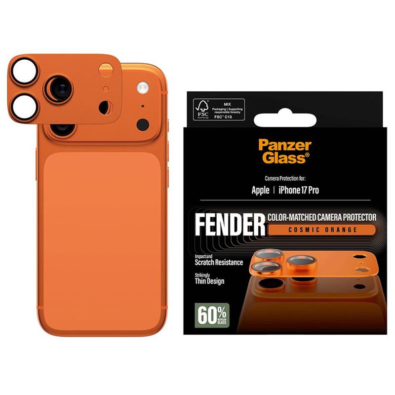 PanzerGlass Fender Camera Protection pro iPhone 17 Pro - Cosmic Orange