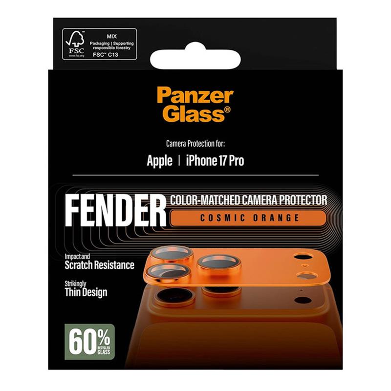 PanzerGlass Fender Camera Protection pro iPhone 17 Pro - Cosmic Orange
