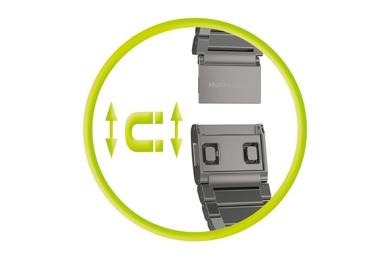 Mobile Origin řemínek Titanium Band Modena pro Apple Watch Ultra 49mm - Natural