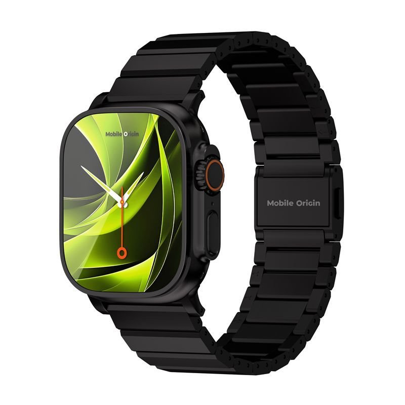 Mobile Origin řemínek Titanium Band Modena pro Apple Watch Ultra 49mm - Black