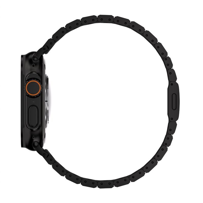 Mobile Origin řemínek Titanium Band Modena pro Apple Watch Ultra 49mm - Black
