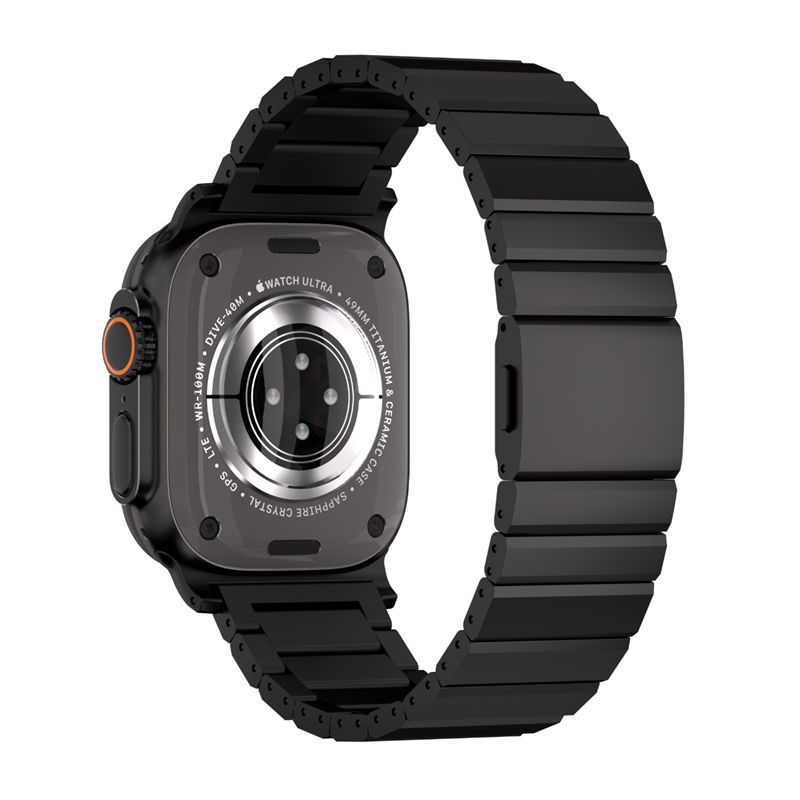 Mobile Origin řemínek Titanium Band Modena pro Apple Watch Ultra 49mm - Black
