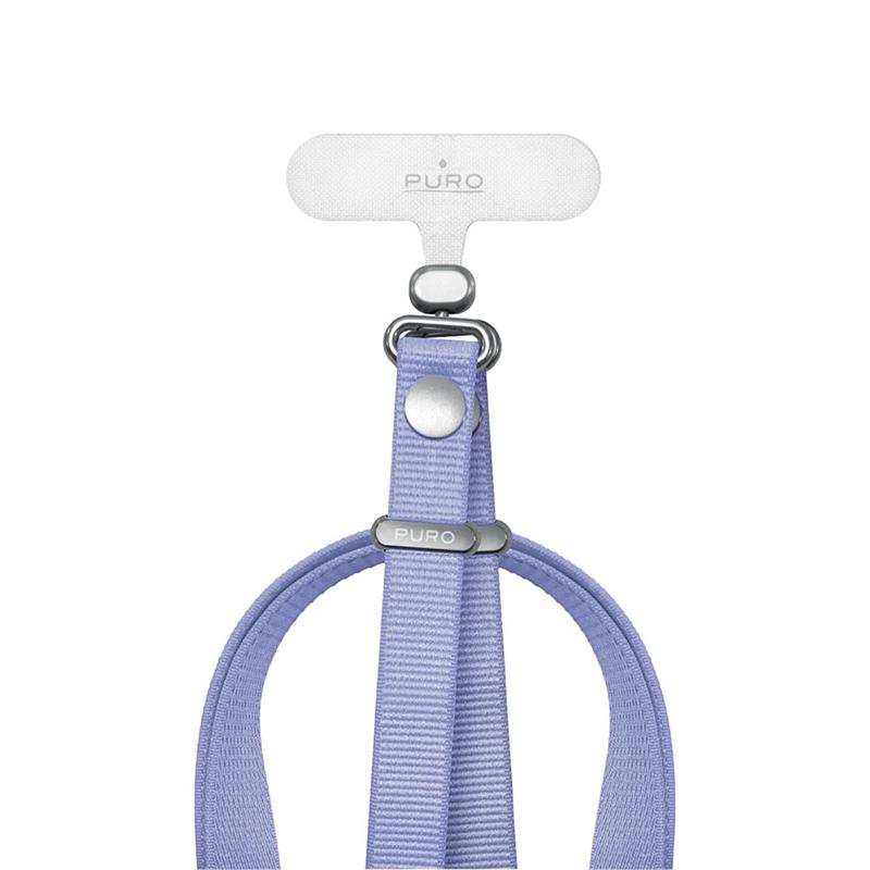 Puro Move Lace Crossbody Strap Dual Attachment System - Lavender Blue