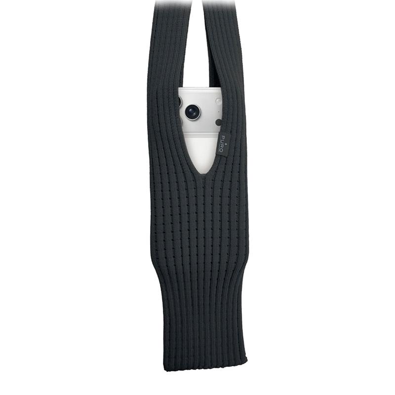 Puro Universal Crossbody Phone Pocket - Black