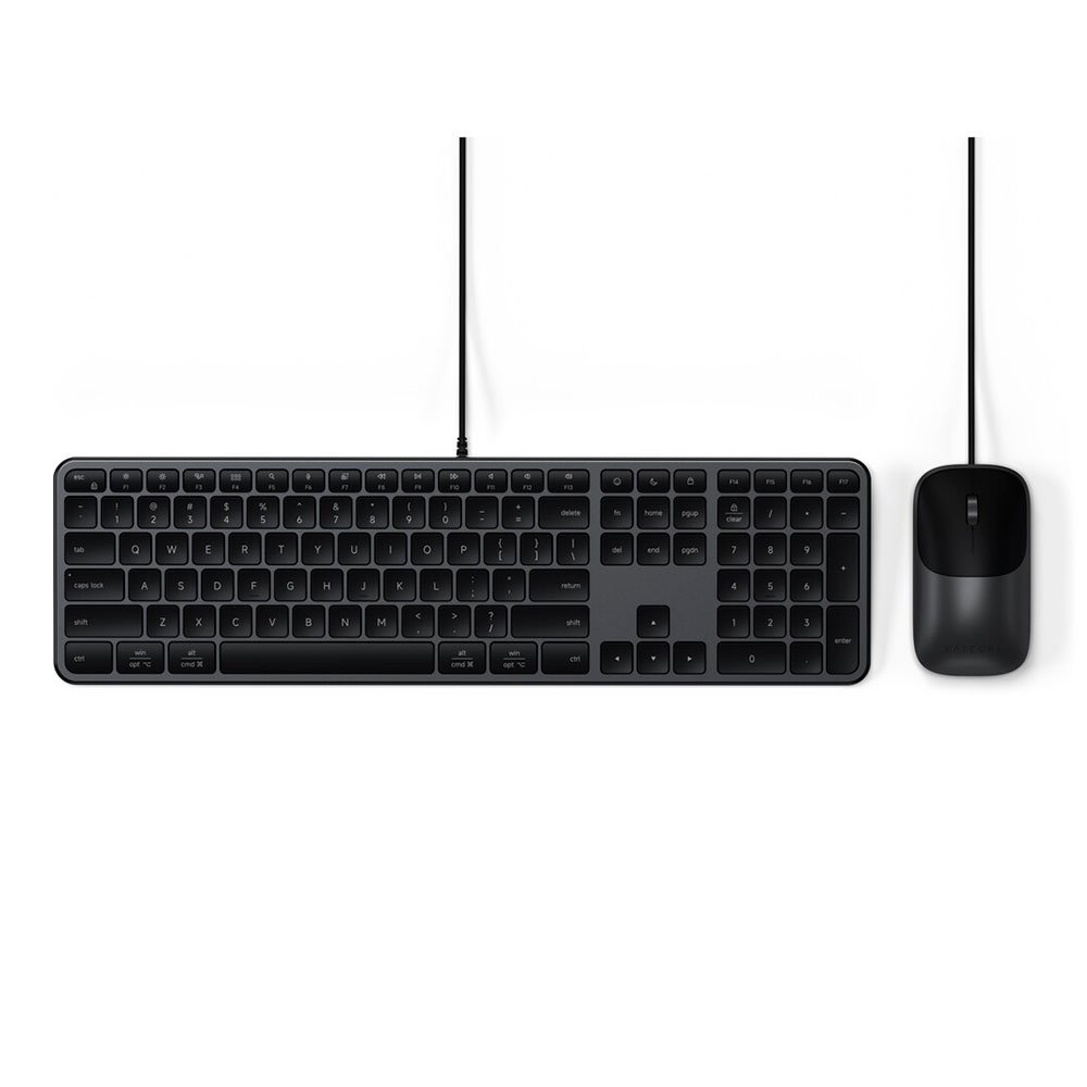 Satechi klávesnica + myš Slim CLX3 Wired Combo - Space Black