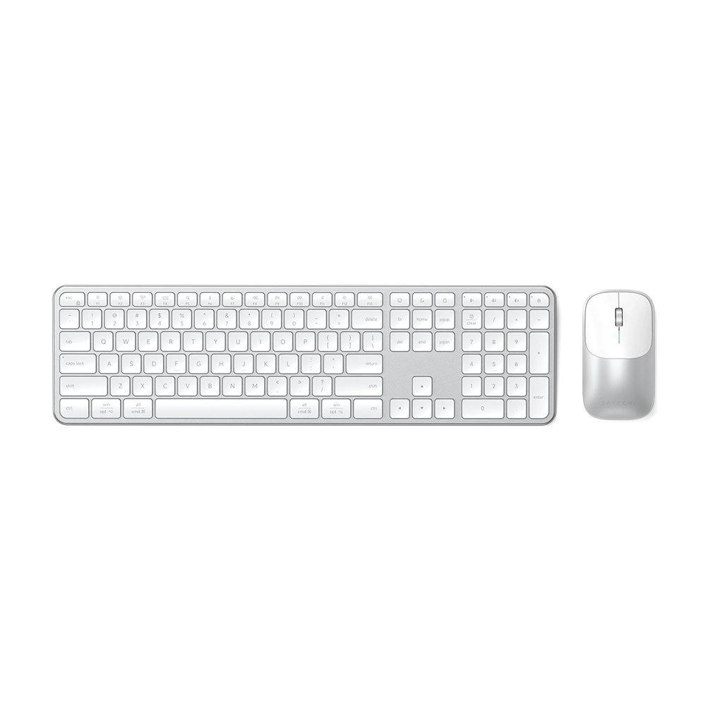 Satechi klávesnica + myš Slim CEX3 Wireless Combo - Silver