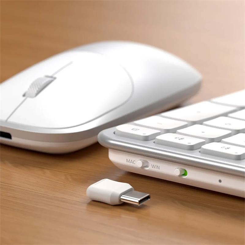 Satechi klávesnica + myš Slim CEX3 Wireless Combo - Silver