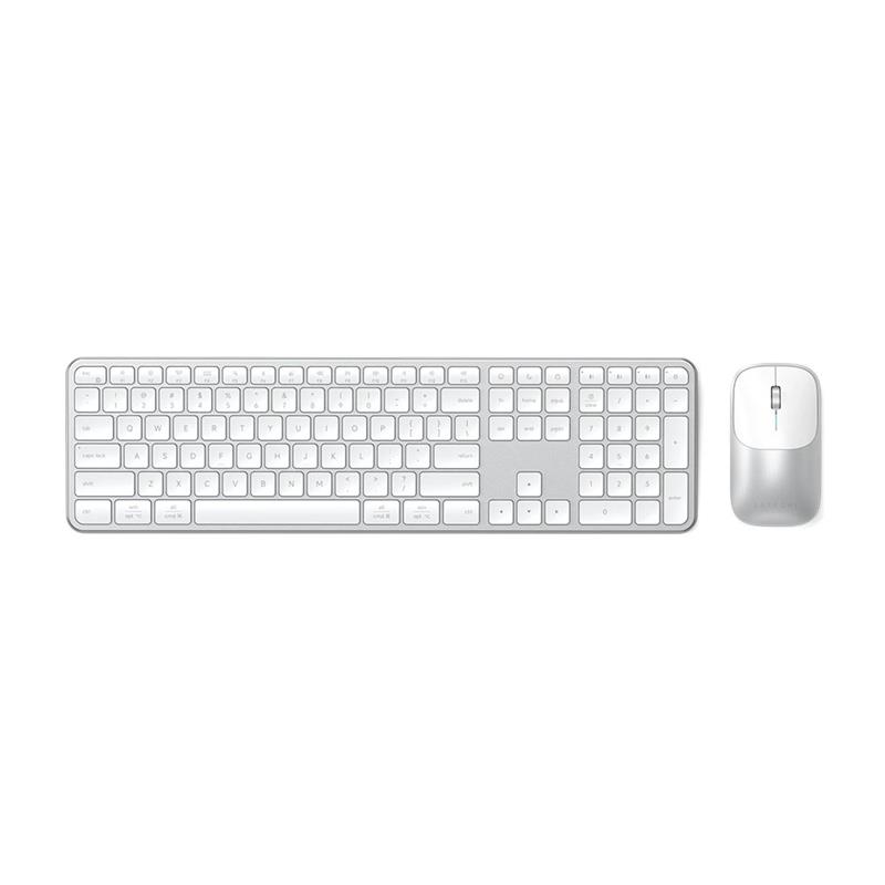 Satechi klávesnica + myš Slim CEX3 Wireless Combo - Silver