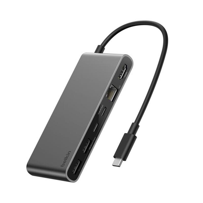 Belkin Connect 8-Port USB-C Hub with 2.5Gb Ethernet - Space Gray