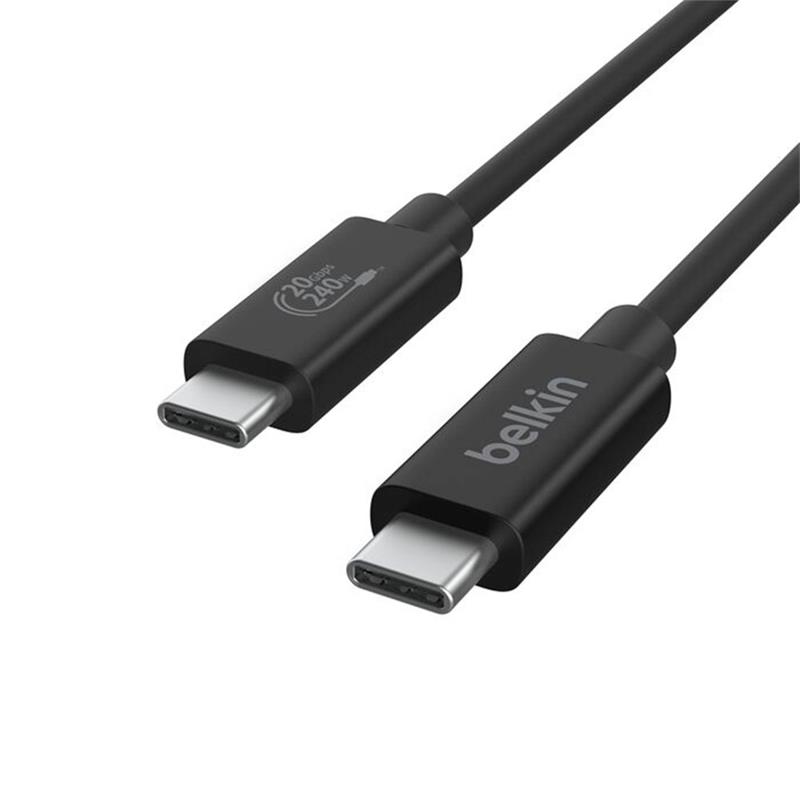 Belkin kábel Connect USB4 Cable 240W 20Gbps 2m - Black
