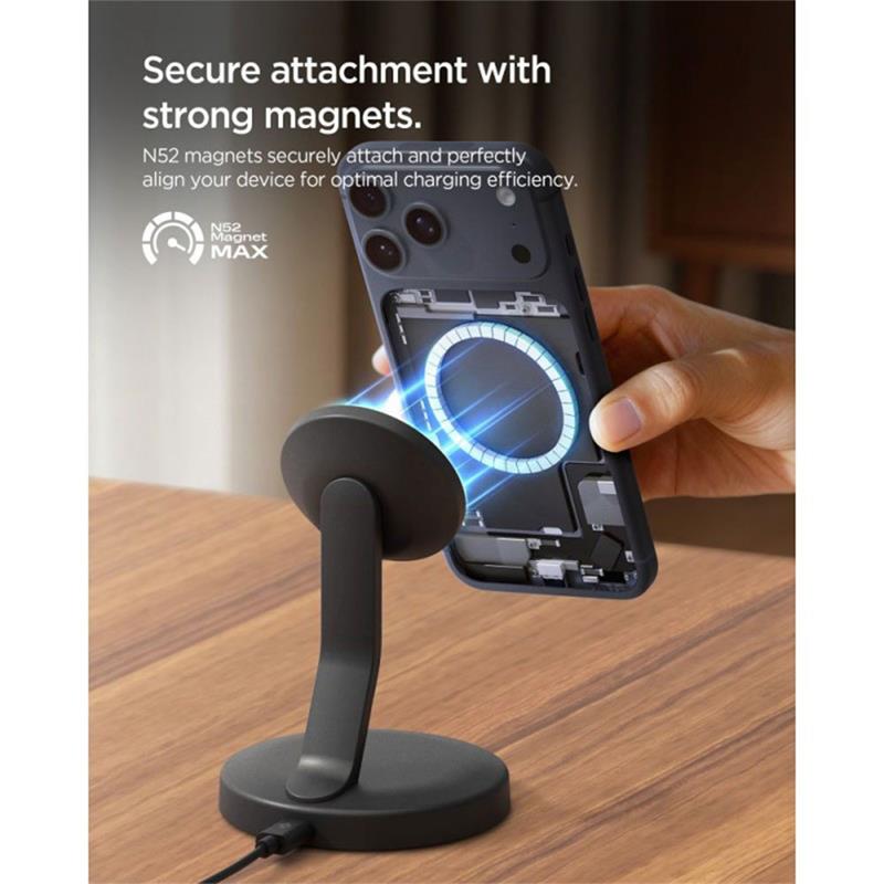 Spigen Essential MagSafe Wireless Charger 15W - Black