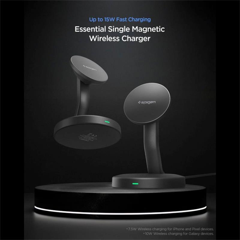 Spigen Essential MagSafe Wireless Charger 15W - Black