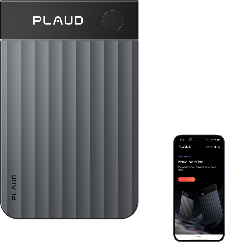 PLAUD Note Pro Black - AI hlasový záznamník