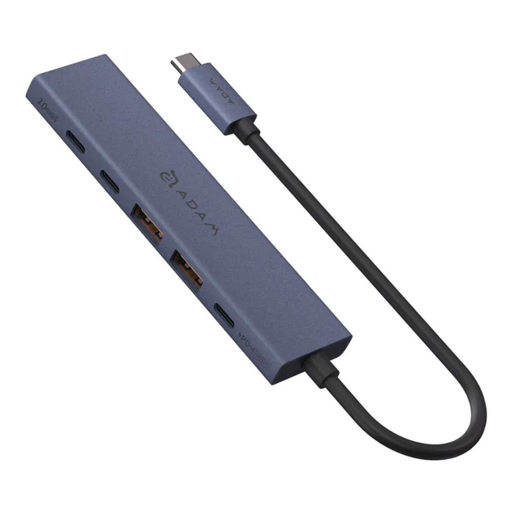 Adam Elements USB-C Hub DE06 6-in-1 - Blue