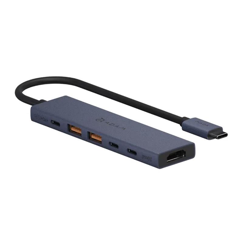 Adam Elements USB-C Hub DE06 6-in-1 - Blue