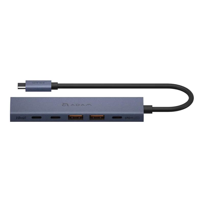 Adam Elements USB-C Hub DE06 6-in-1 - Blue