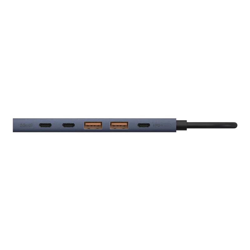 Adam Elements USB-C Hub DE06 6-in-1 - Blue