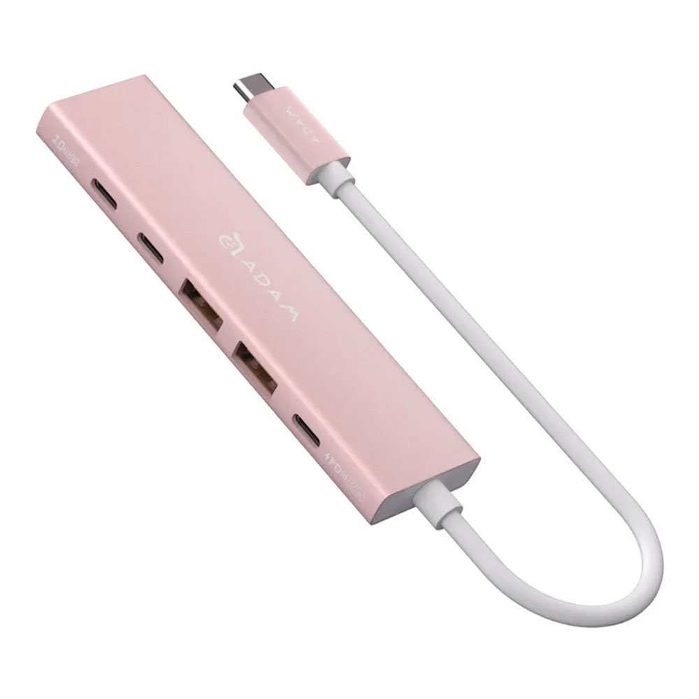 Adam Elements USB-C Hub DE06 6-in-1 - Pink