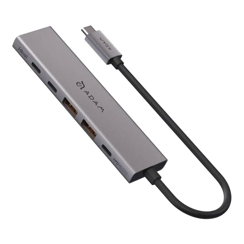 Adam Elements USB-C Hub DE06 6-in-1 - Gray