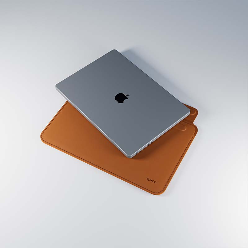 Epico TechGrain Sleeve pro Macbook Pro 13,3"/Air 13"/Air 13,6" - hnědá