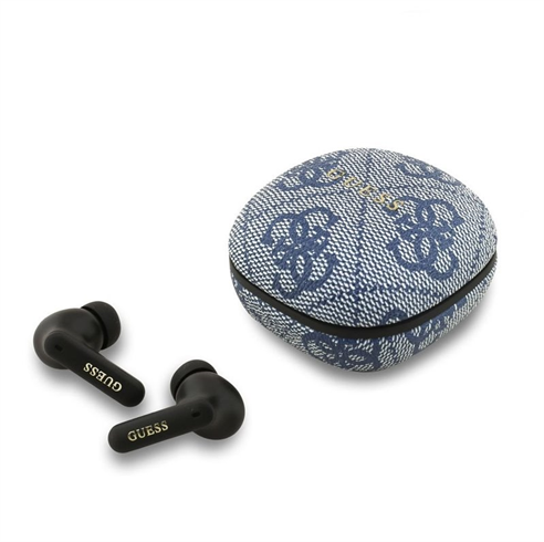 Guess PU 4G Metal Logo ENC TWS Bezdrátová Sluchátka modrá