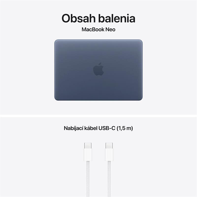 MacBook Neo 13" Apple A18 Pro 6C CPU 5C GPU 8GB 512GB Touch ID Indigo SK *Rozbalený*