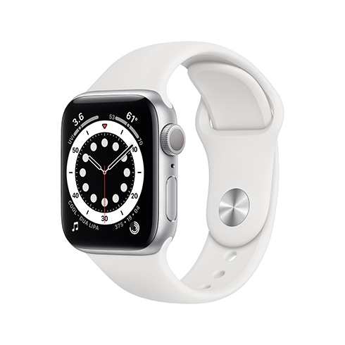 Apple Watch Series 6 GPS 40mm puzdro zo strieborného hliníka *Použitý s DPH - Trieda B*