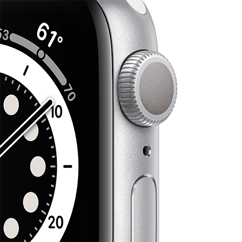 Apple Watch Series 6 GPS 40mm puzdro zo strieborného hliníka *Použitý s DPH - Trieda B*