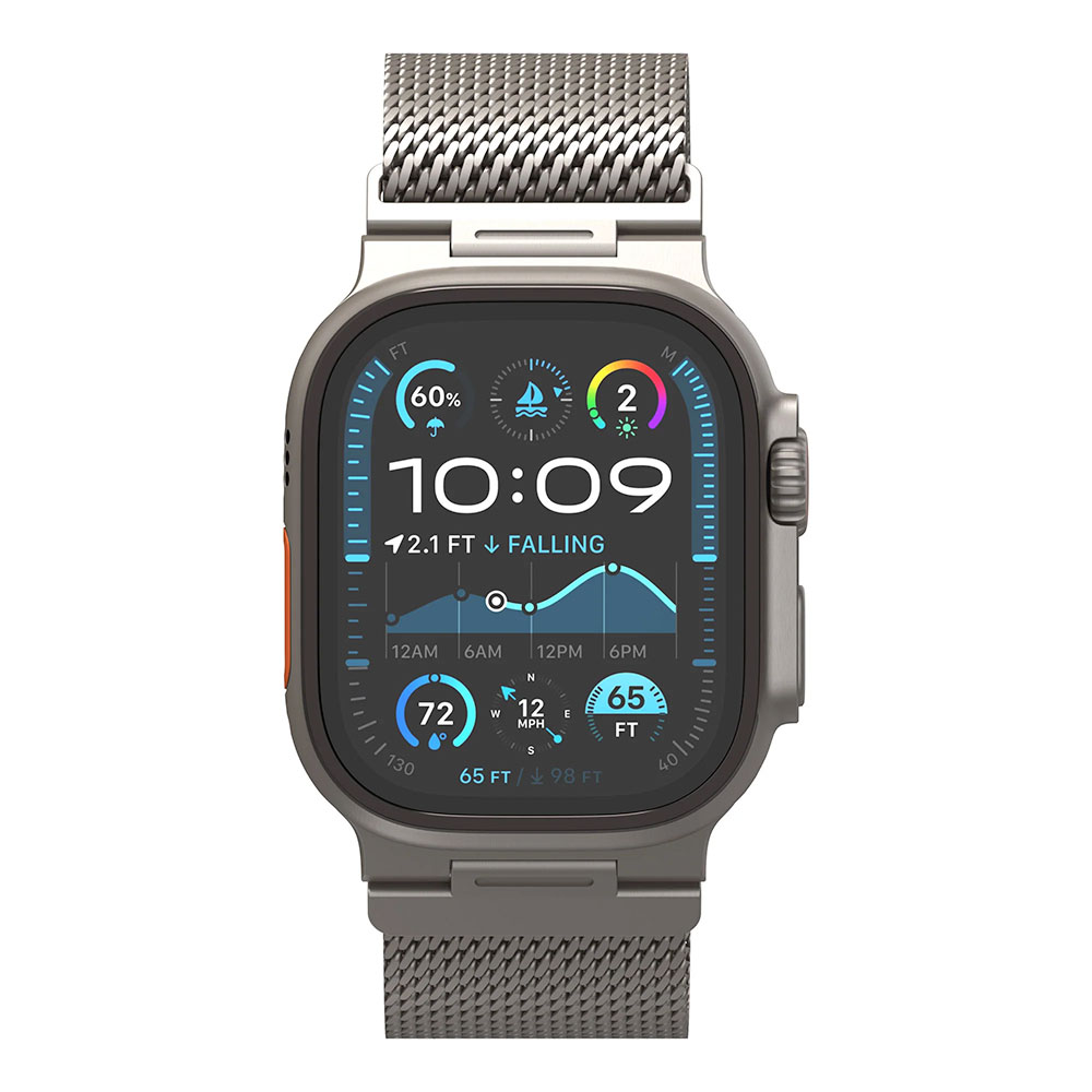 Decoded remienok Stainless Steel Traction Strap pre Apple Watch Ultra - Silver