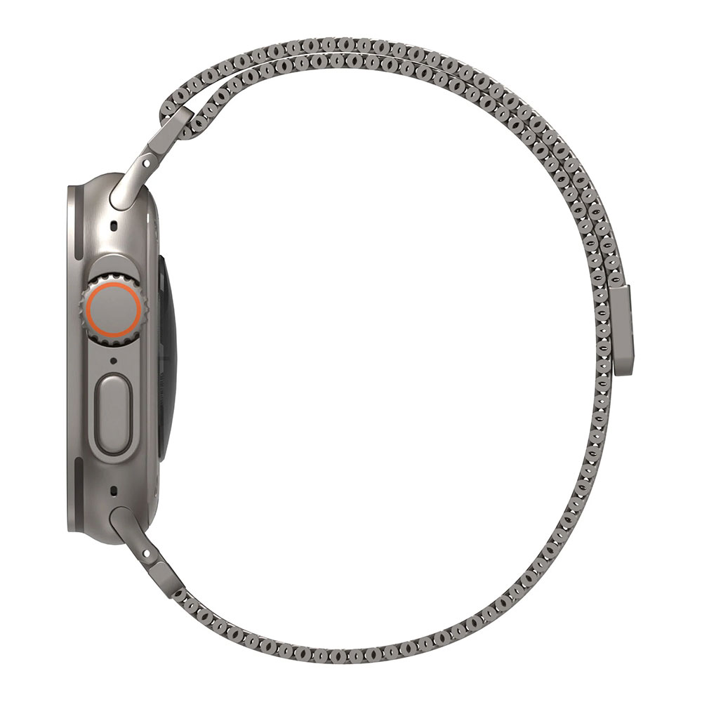 Decoded remienok Stainless Steel Traction Strap pre Apple Watch Ultra - Silver