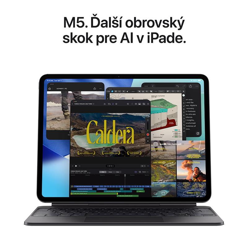 iPad Pro 11" Wi-Fi + Cellular 512GB štandardné sklo - Strieborný (2025) *Rozbalený*