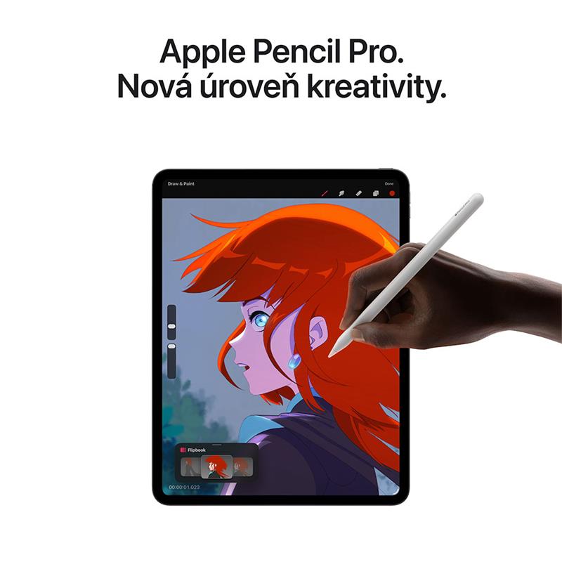 iPad Pro 11" Wi-Fi + Cellular 512GB štandardné sklo - Strieborný (2025) *Rozbalený*