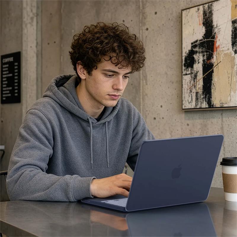 Spigen kryt Air Skin pre Macbook Neo - Frost Indigo