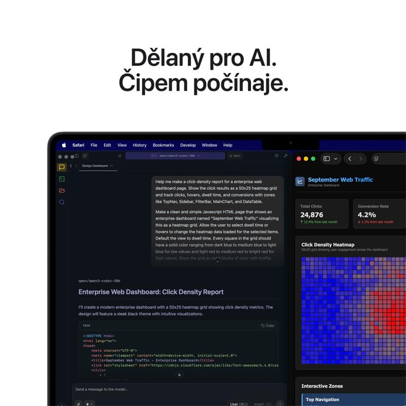 CTO MacBook Pro 14" Apple M5 Pro 15core CPU 16core GPU 24GB 1TB 96W Vesmírně černý CZ